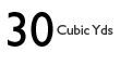 30 Cubic Yards rolloff container